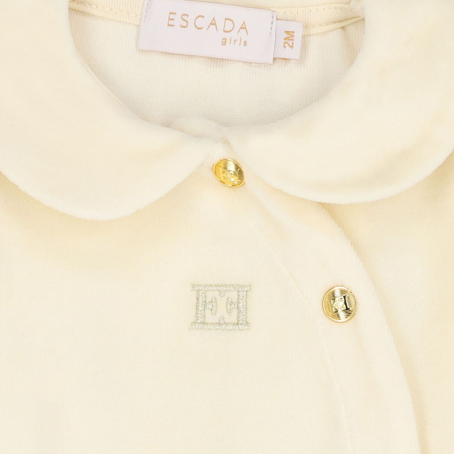 أفارول بنات بالشعار باللون العاجي, 1, hi-res