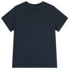 Boys Navy Blue Logo T-Shirt, 2, hi-res