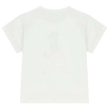 Girls White T-Shirt