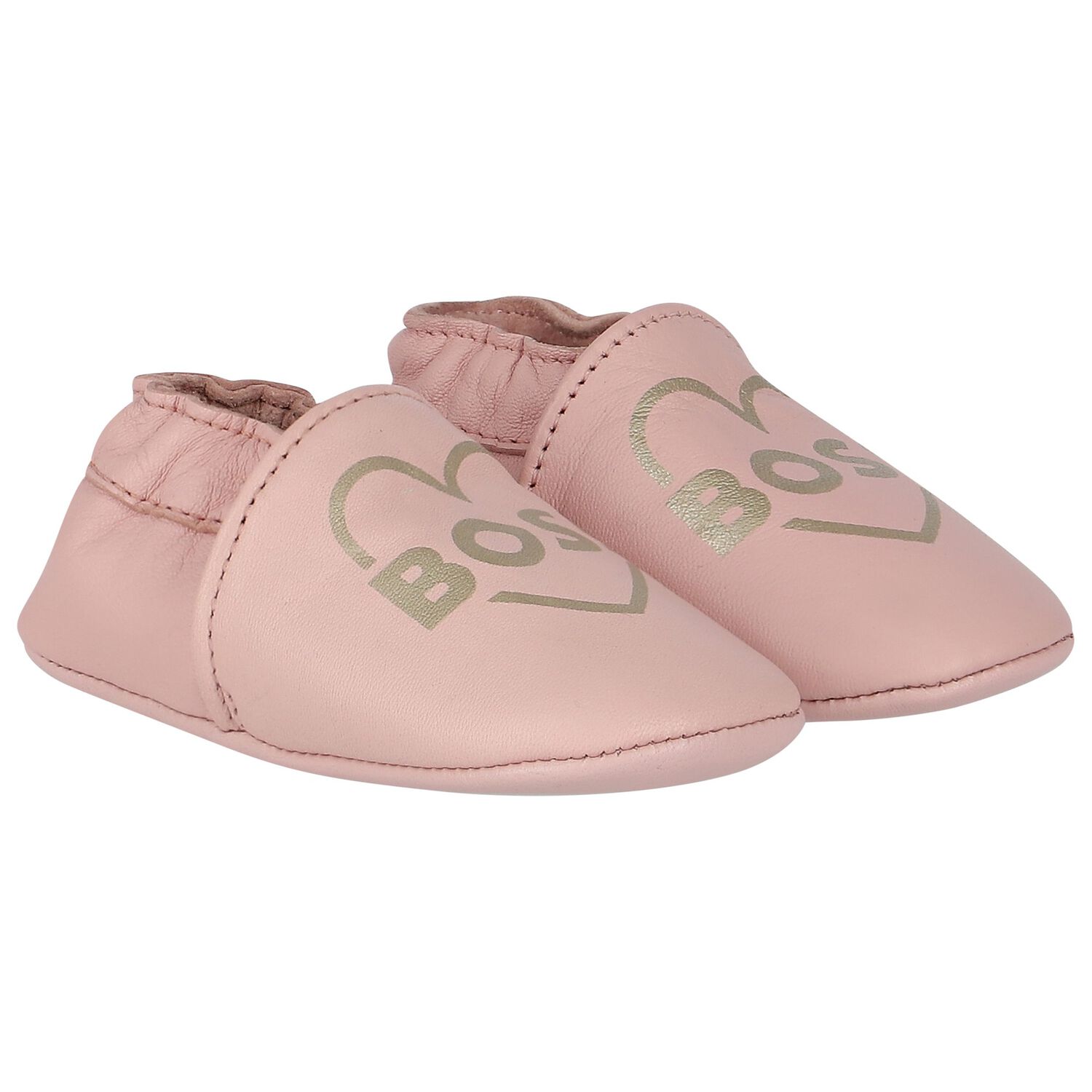 Baby Girls Pink Logo Pre Walker Shoes, 1, hi-res image number null