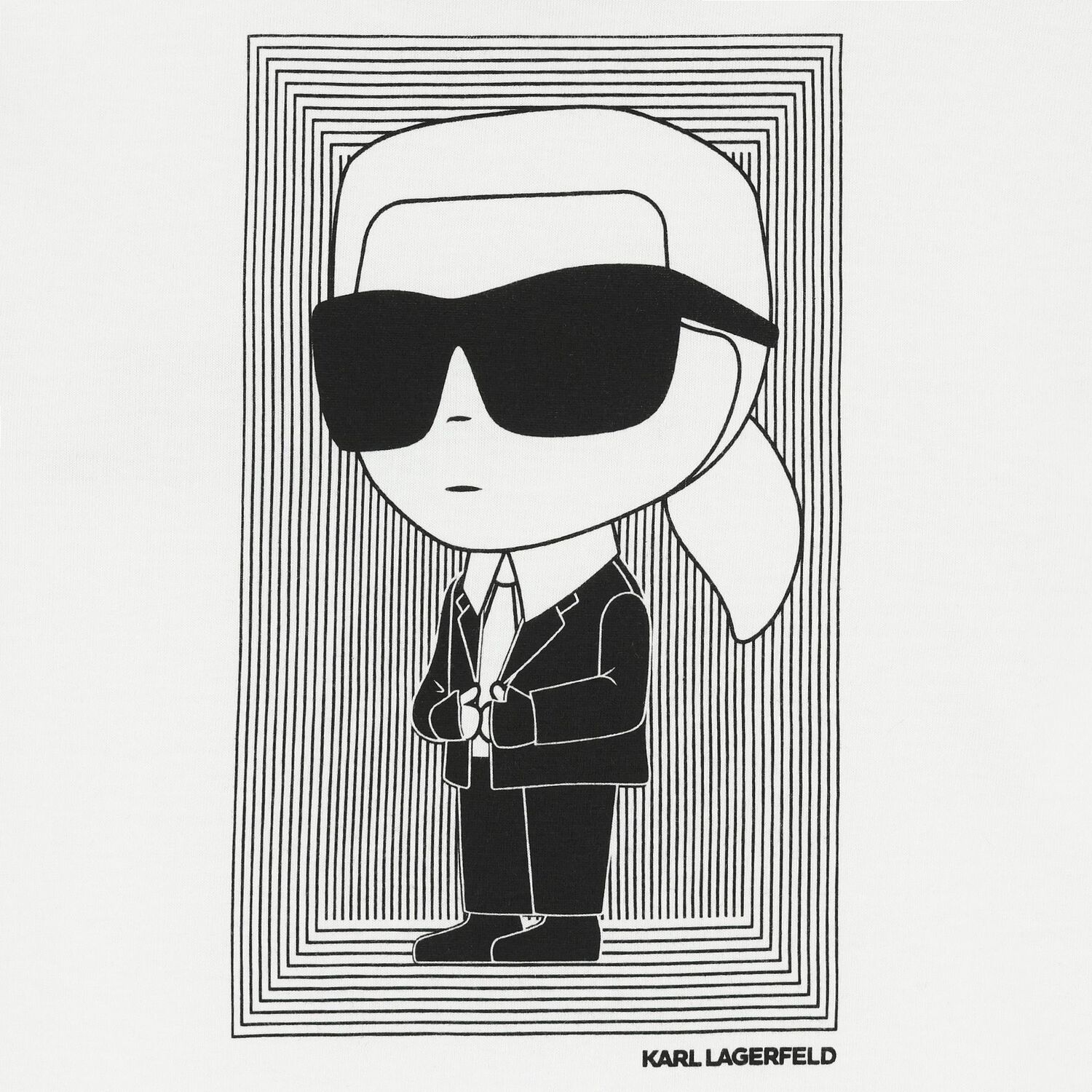 توب أولاد بأكمام بالشعار باللون الأبيض, 1, hi-res