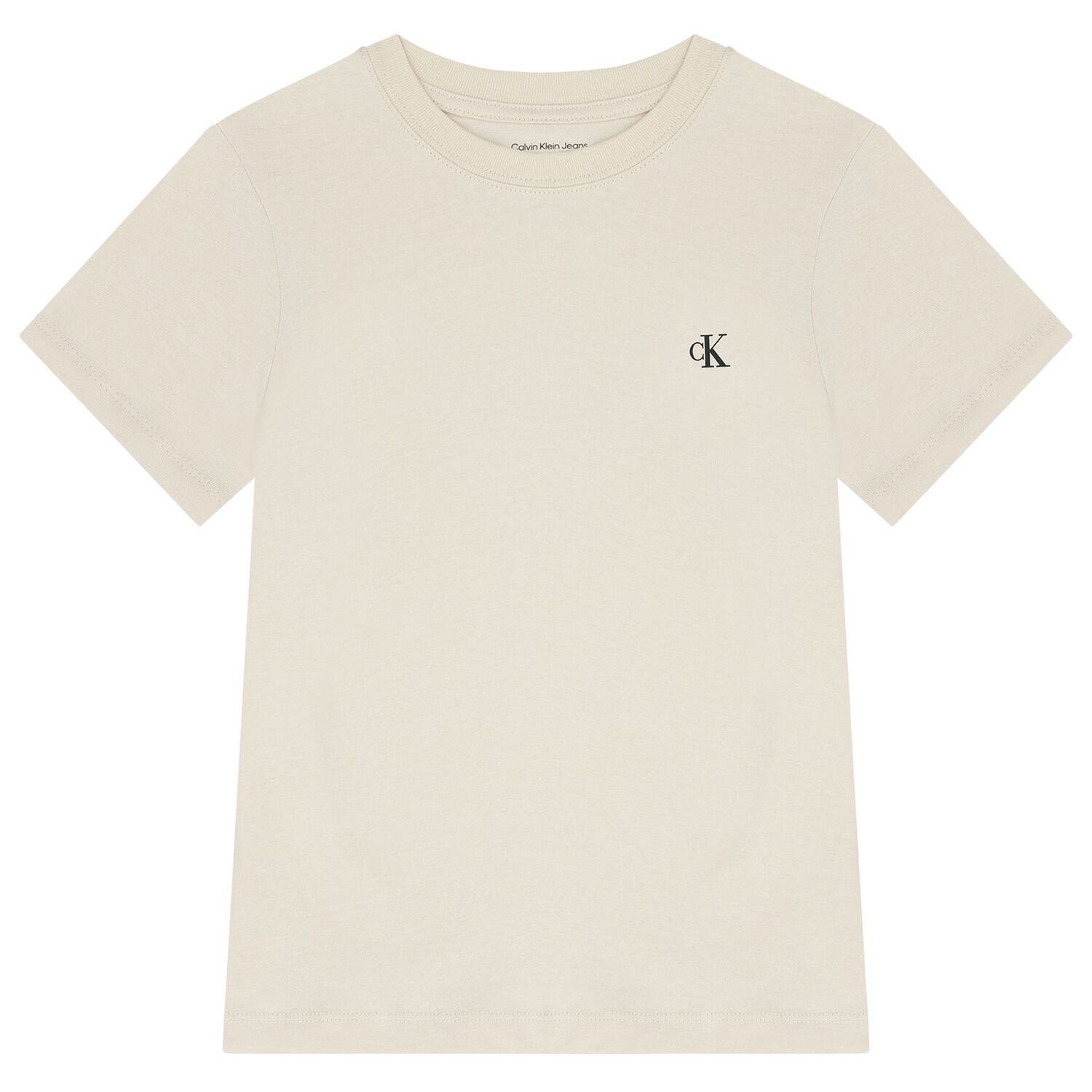 Boys Ivory & Beige Logo T-Shirt ( 2-Pack ), 13, hi-res
