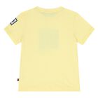 Younger Boys Yellow Logo T-Shirt, 1, hi-res