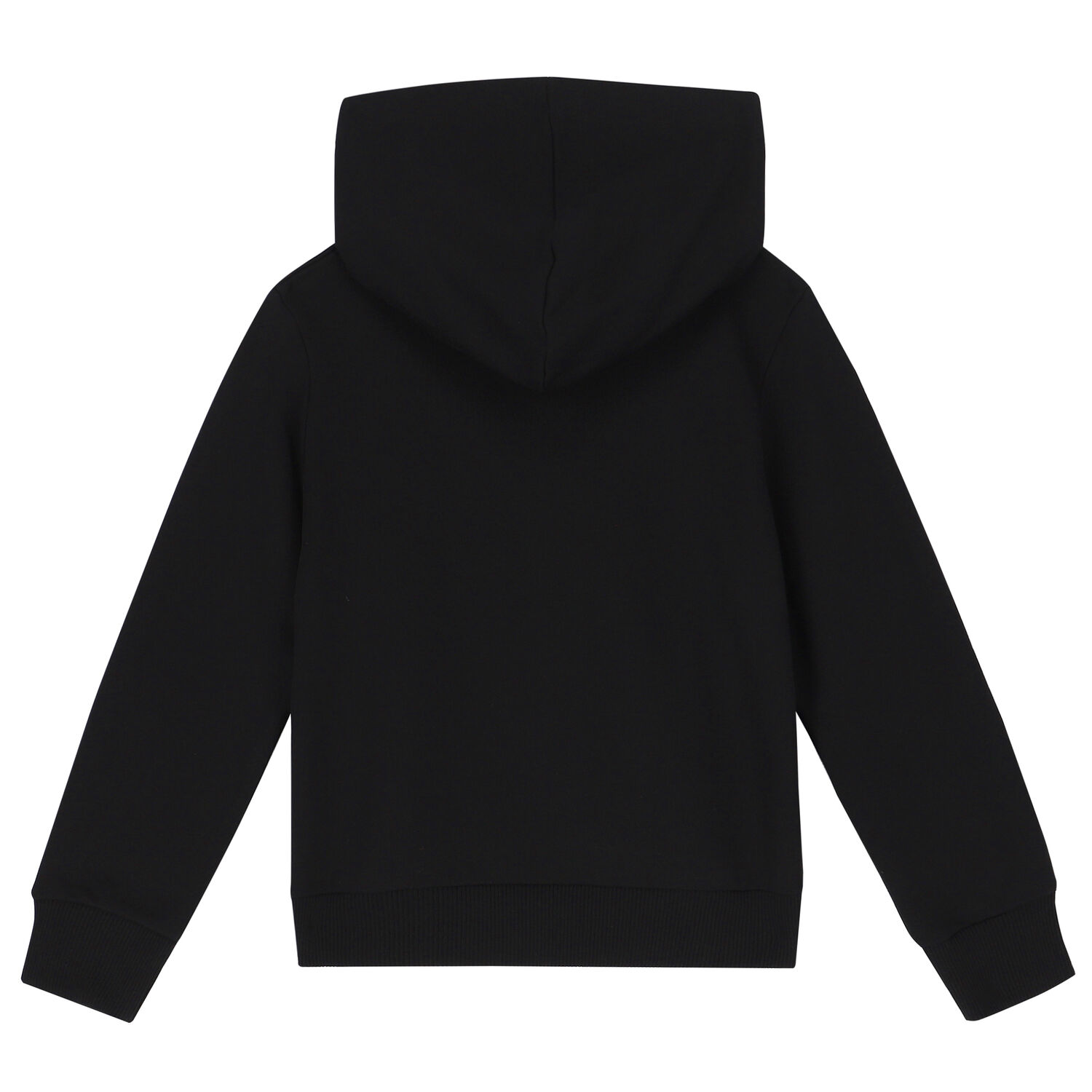 توب هودي بالشعار باللون الأسود للبنات, 1, hi-res image number null