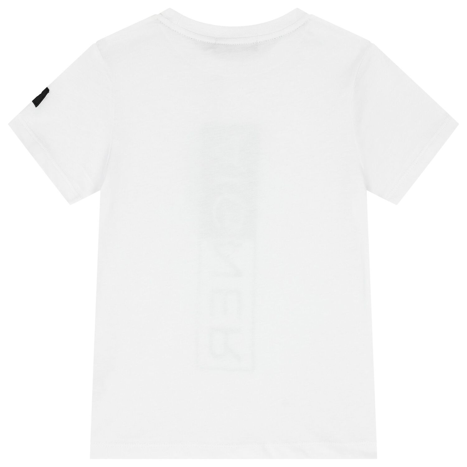 Boys White & Black Logo Shorts Set, 1, hi-res image number null