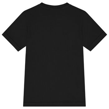 Boys Black Logo T-Shirt