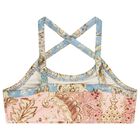 Girls Pink Floral Bikini, 1, hi-res