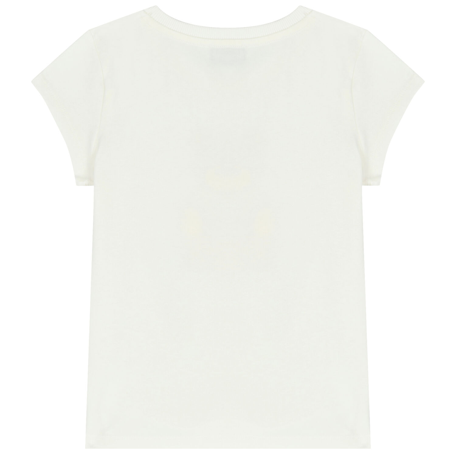 تيشيرت بشعار تيدي باللون العاجي للبنات, 2, hi-res