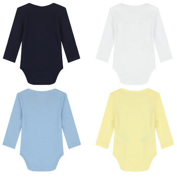 Baby Boys Logo Bodysuits ( 4-Pack )
