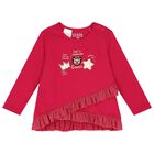 طقم بنات ليغنز بالشعار باللون الأحمر و البيج, 1, hi-res