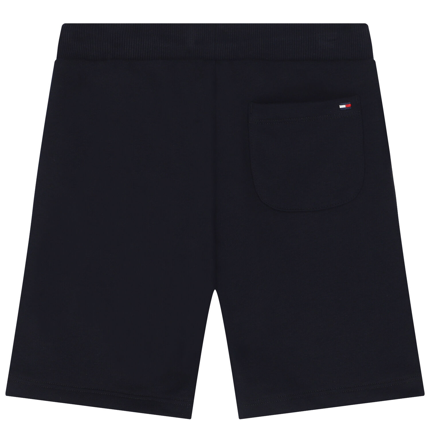 Boys Navy Blue Logo Shorts, 1, hi-res