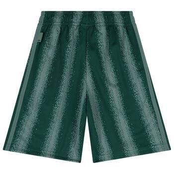 Boys Green Logo Minecraft Shorts