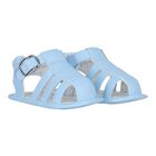 Baby Boys Blue Sandals, 2, hi-res