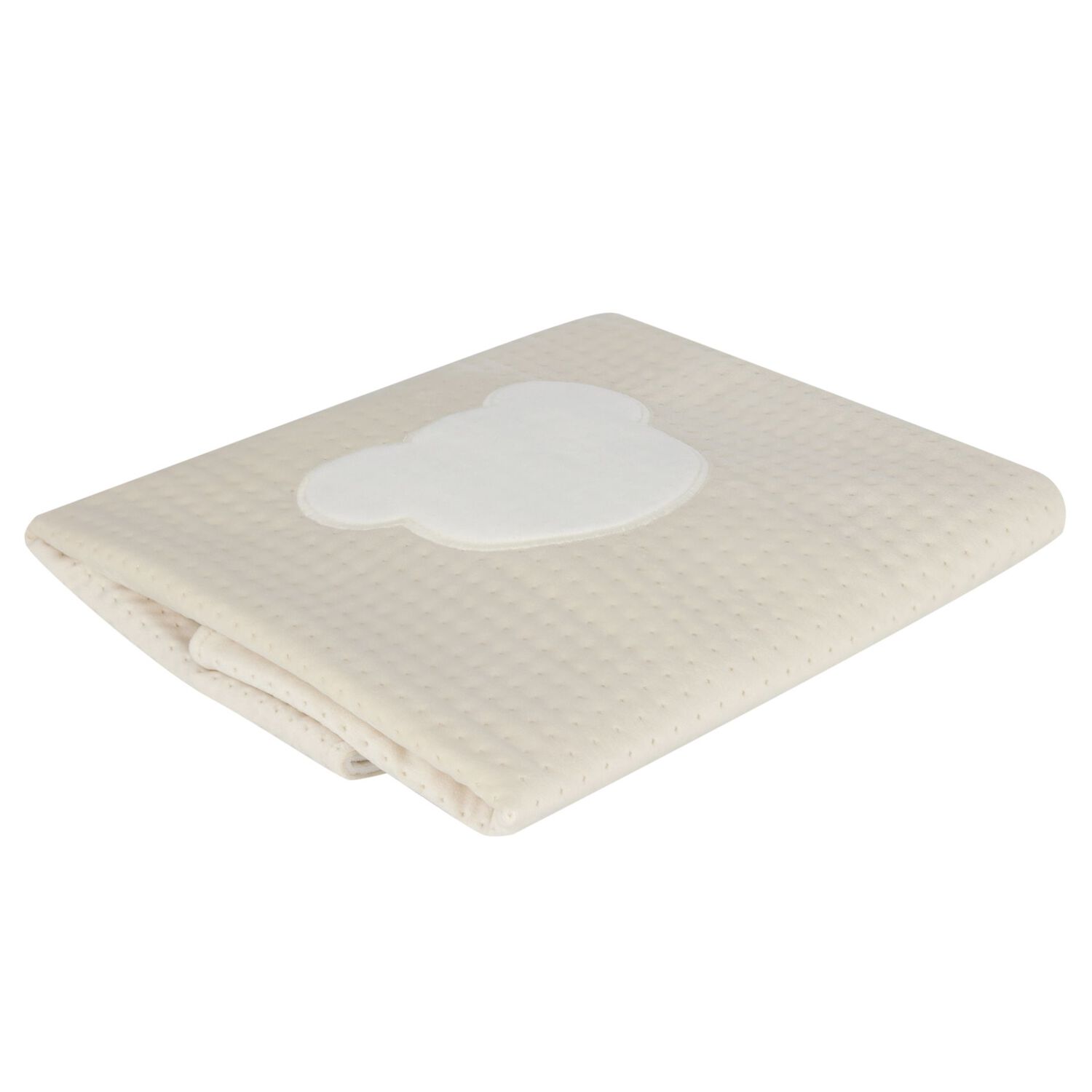 Beige Teddy Bear Baby Blanket, 1, hi-res