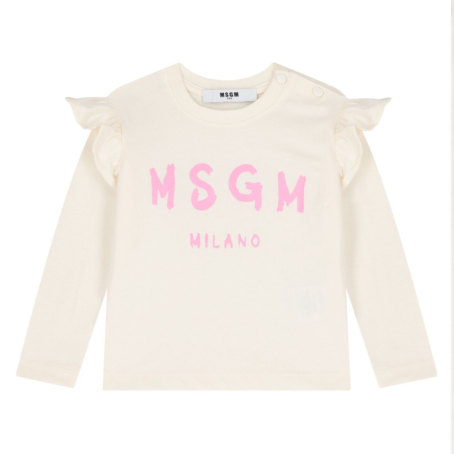 Younger Girls Ivory & Pink Leggings Set, 2, hi-res image number null