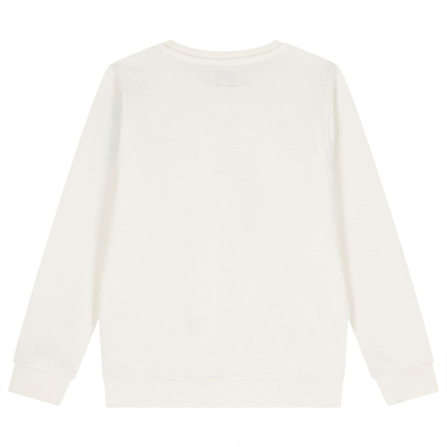 Boys Ivory Teddy Bear Logo Sweatshirt, 1, hi-res