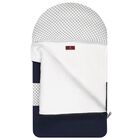 Baby Boys Navy Blue & White Logo Nest, 2, hi-res