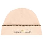 Baby Girls Pink Teddy Bear Logo Babygrow Set, 1, hi-res