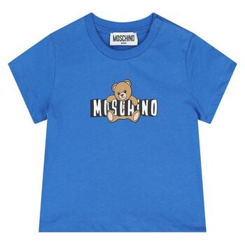 Younger Blue Teddy Bear Logo T-Shirt