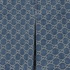 فستان جينز للبنات مزين بالشعار باللون الازرق , 1, hi-res