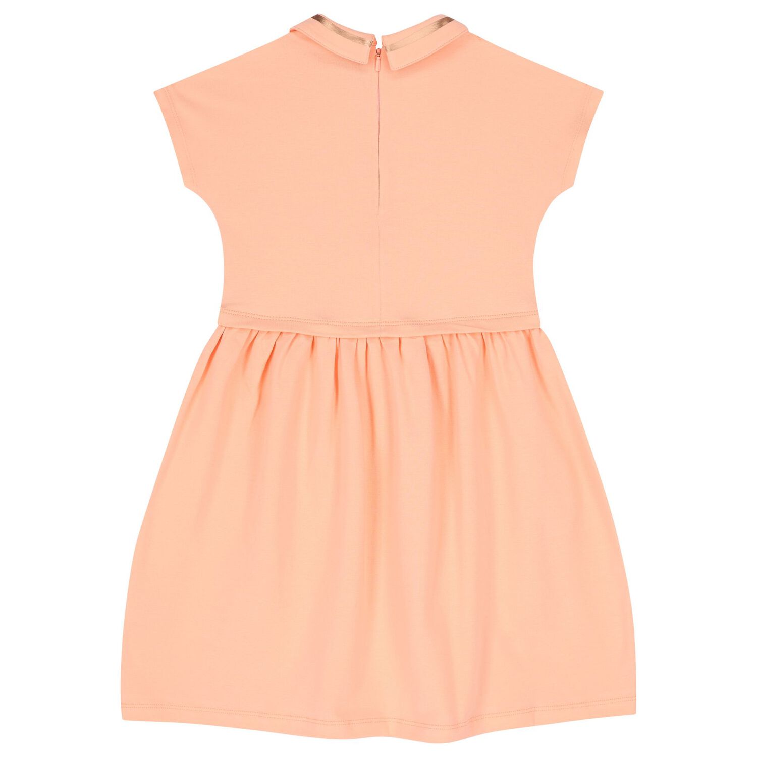 فستان بنات بالشعار باللون وردي , 2, hi-res image number null