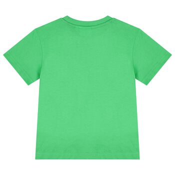 Boys Green Logo T-Shirt