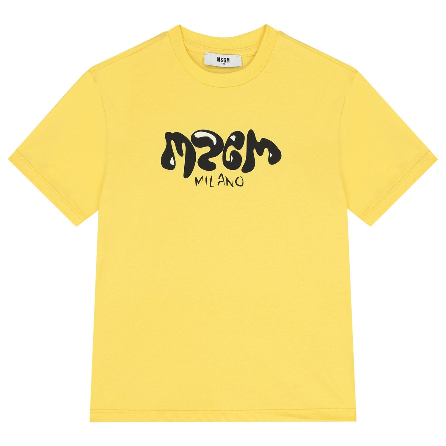 Boys Yellow Logo T-Shirt, 2, hi-res