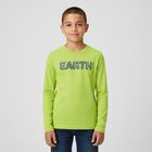 Boys Green & Navy Long Sleeve Tops ( 2-Pack ), 2, hi-res
