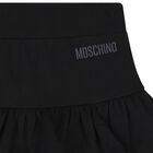 تنورة بنات  بالشعار باللون الأسود, 1, hi-res