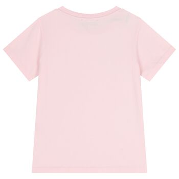 Girls Pink Logo T-Shirt 