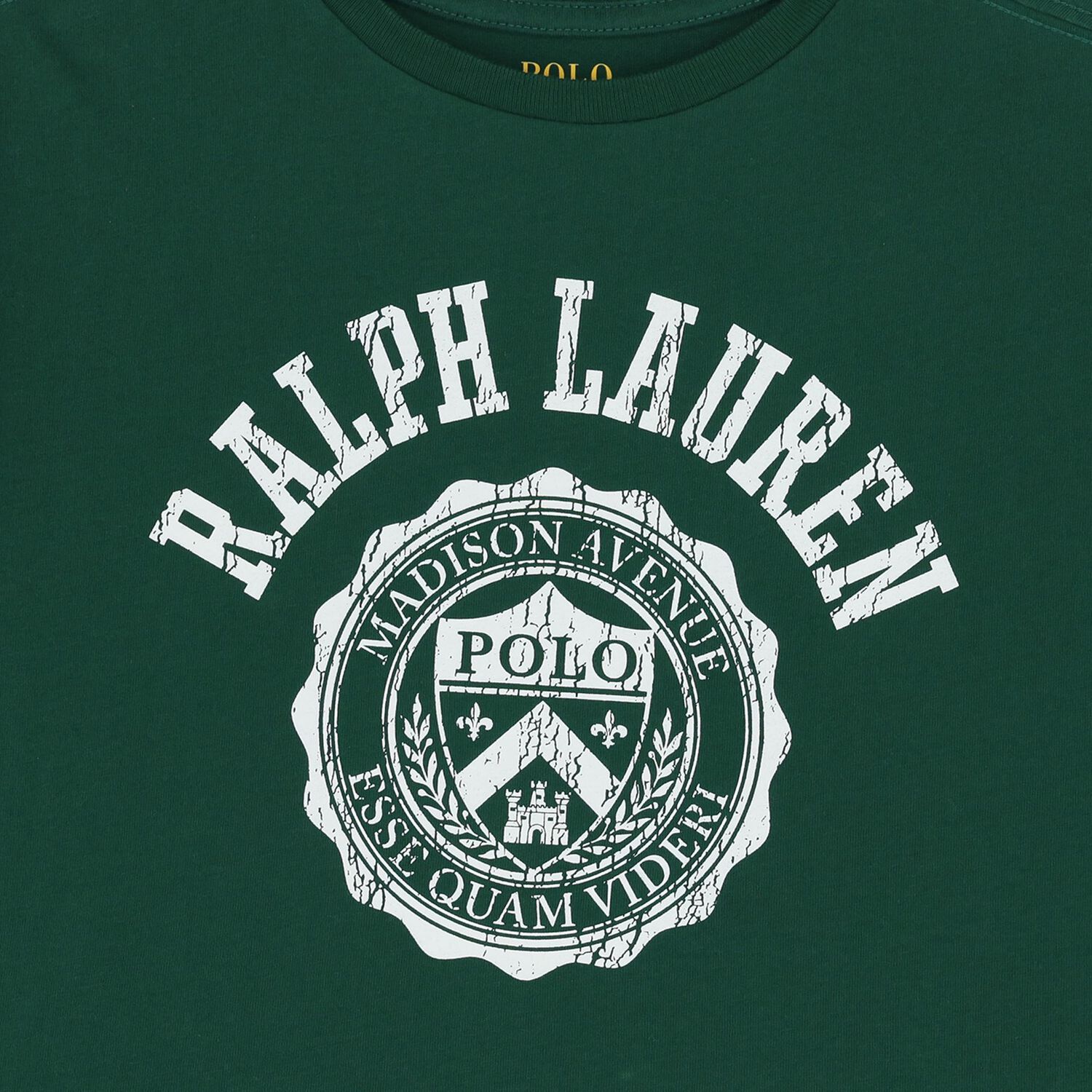 Girls Green Logo T-Shirt, 1, hi-res