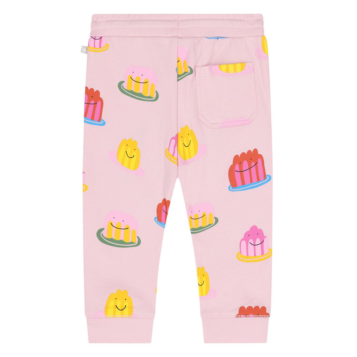 Younger Girls Pink Jelly Joggers, 1, hi-res