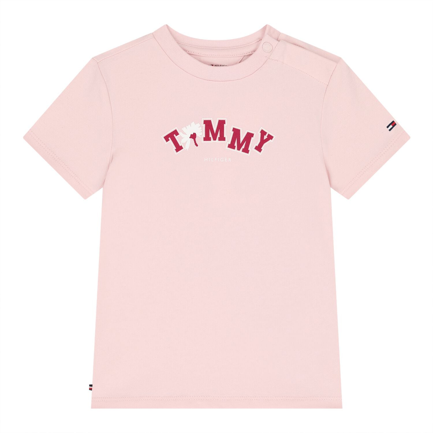 Baby Girls Pink Logo T-Shirt, 2, hi-res