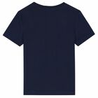 Boys Navy Logo T-Shirt, 1, hi-res