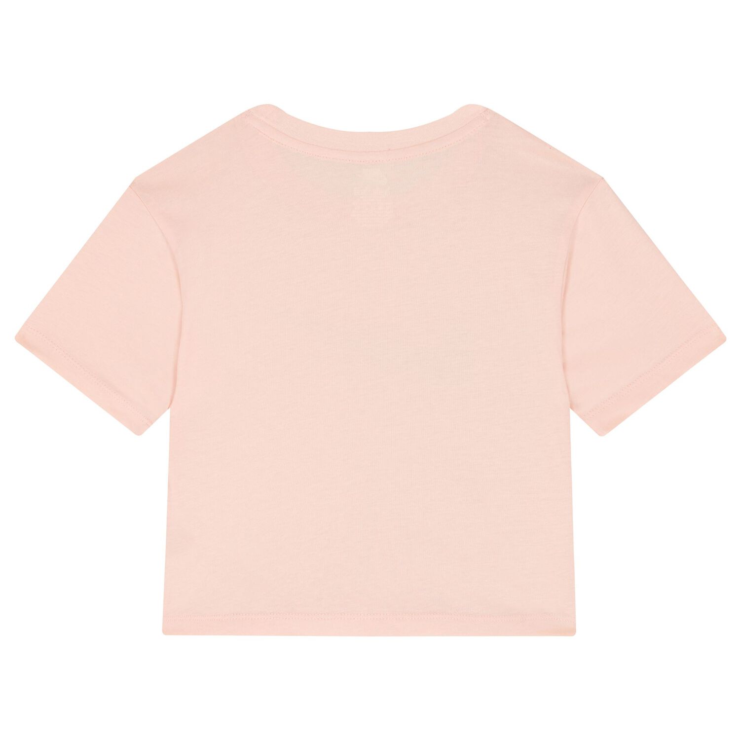 طقم شورت بنات بالشعار باللون الوردى, 1, hi-res