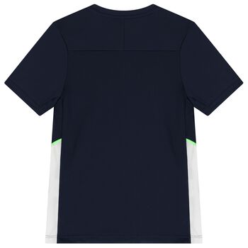 Boys Navy Blue Haaland Academy 25 Football T-Shirt