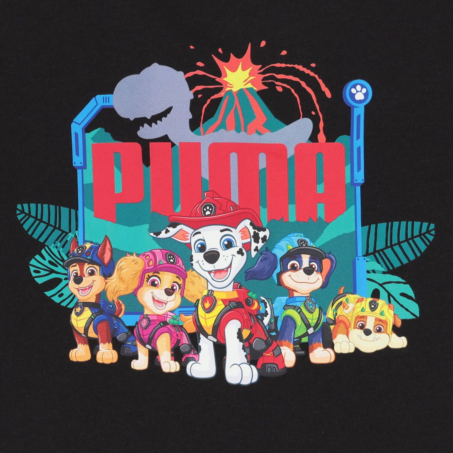 Boys Black & Red Logo Paw Patrol T-Shirt, 1, hi-res