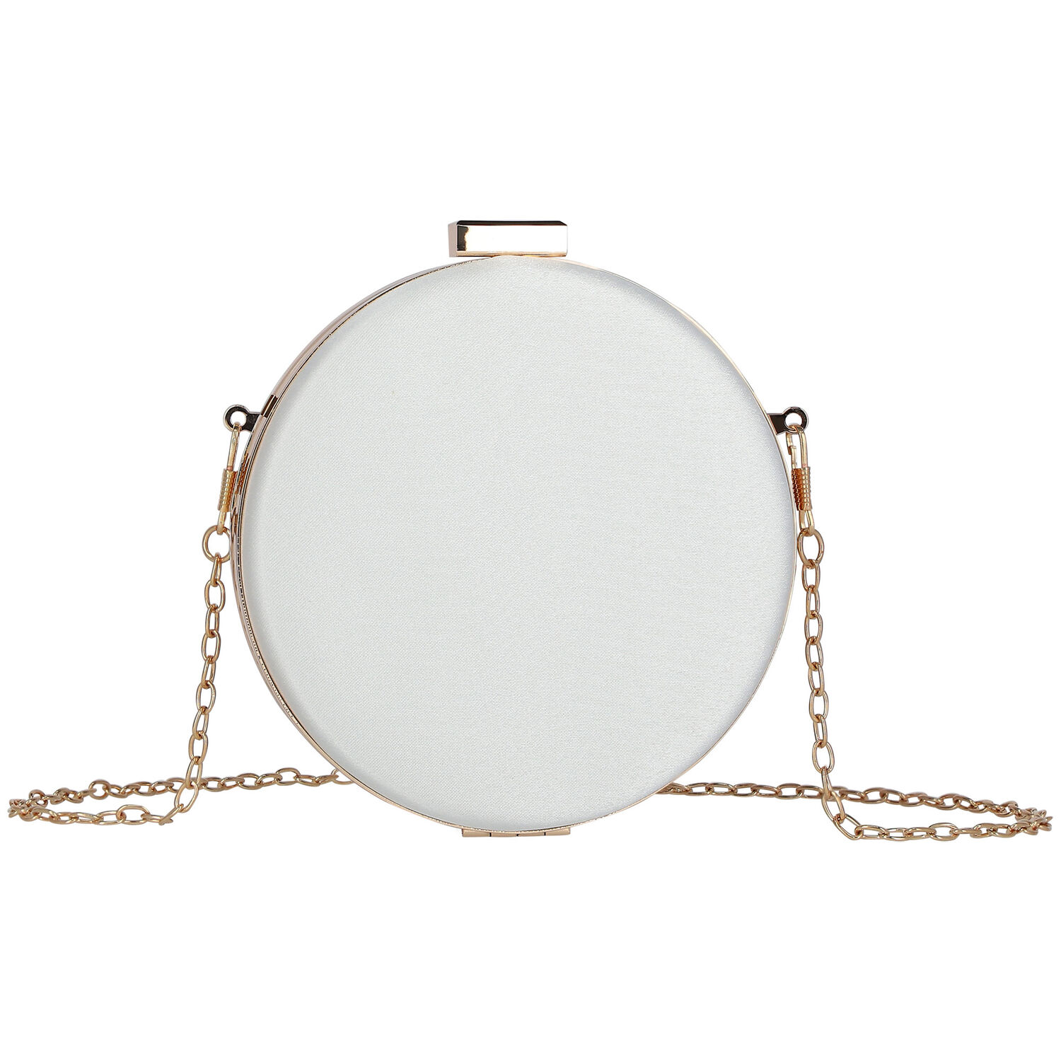 حقيبة بنات ساتان مطرزة باللون الوردى والذهبى, 3, hi-res image number null