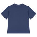 Boys Navy Blue & Yellow T-Shirts ( 2 Pack ), 1, hi-res