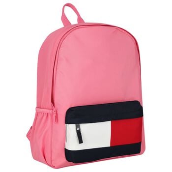 Girls Pink Logo Backpack ( 45cm )