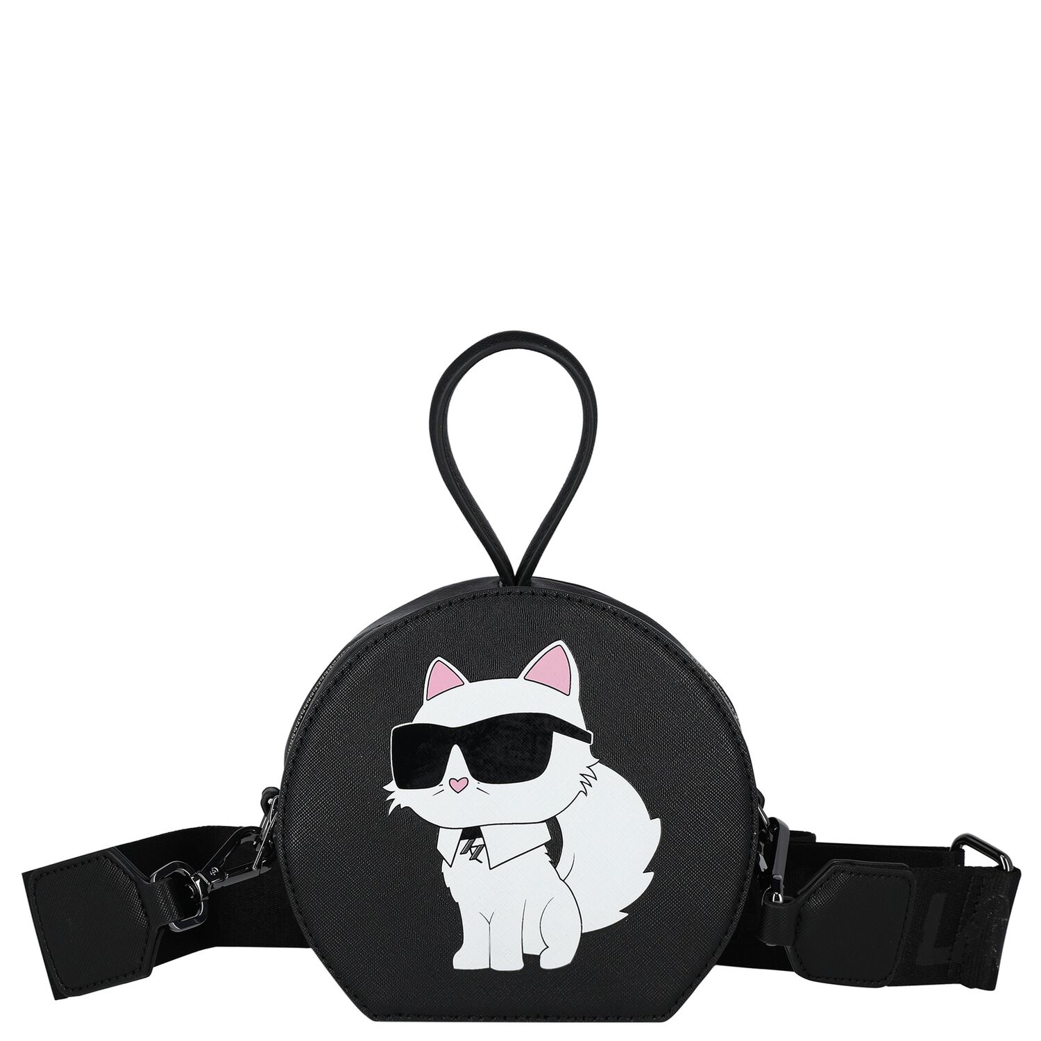 Girls Black Choupette Handbag, 1, hi-res image number null