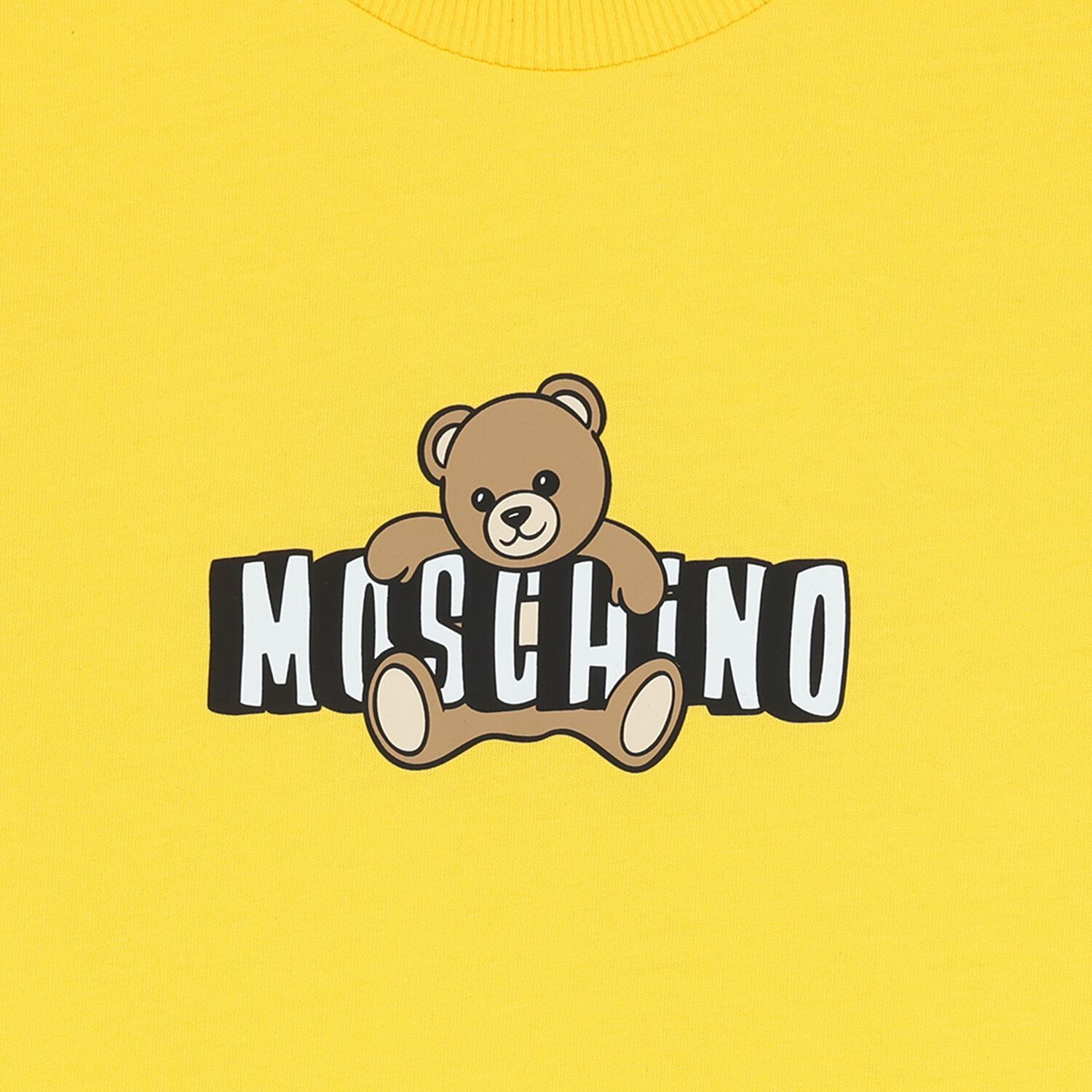 Yellow Teddy Bear Logo T-Shirt, 6, hi-res