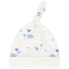 Baby Boys Ivory & Blue Balloon 2 Piece Babygrow Set, 1, hi-res