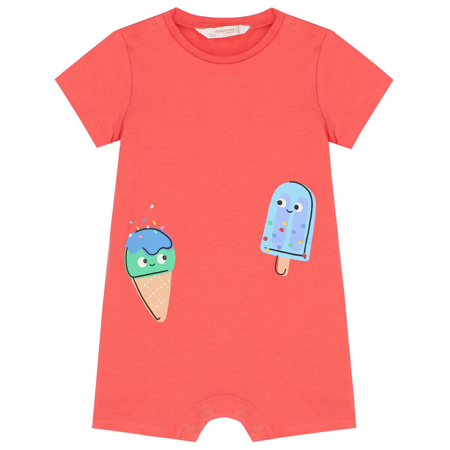 Baby Boys Red & Blue Rompers ( 3-Pack ), 1, hi-res