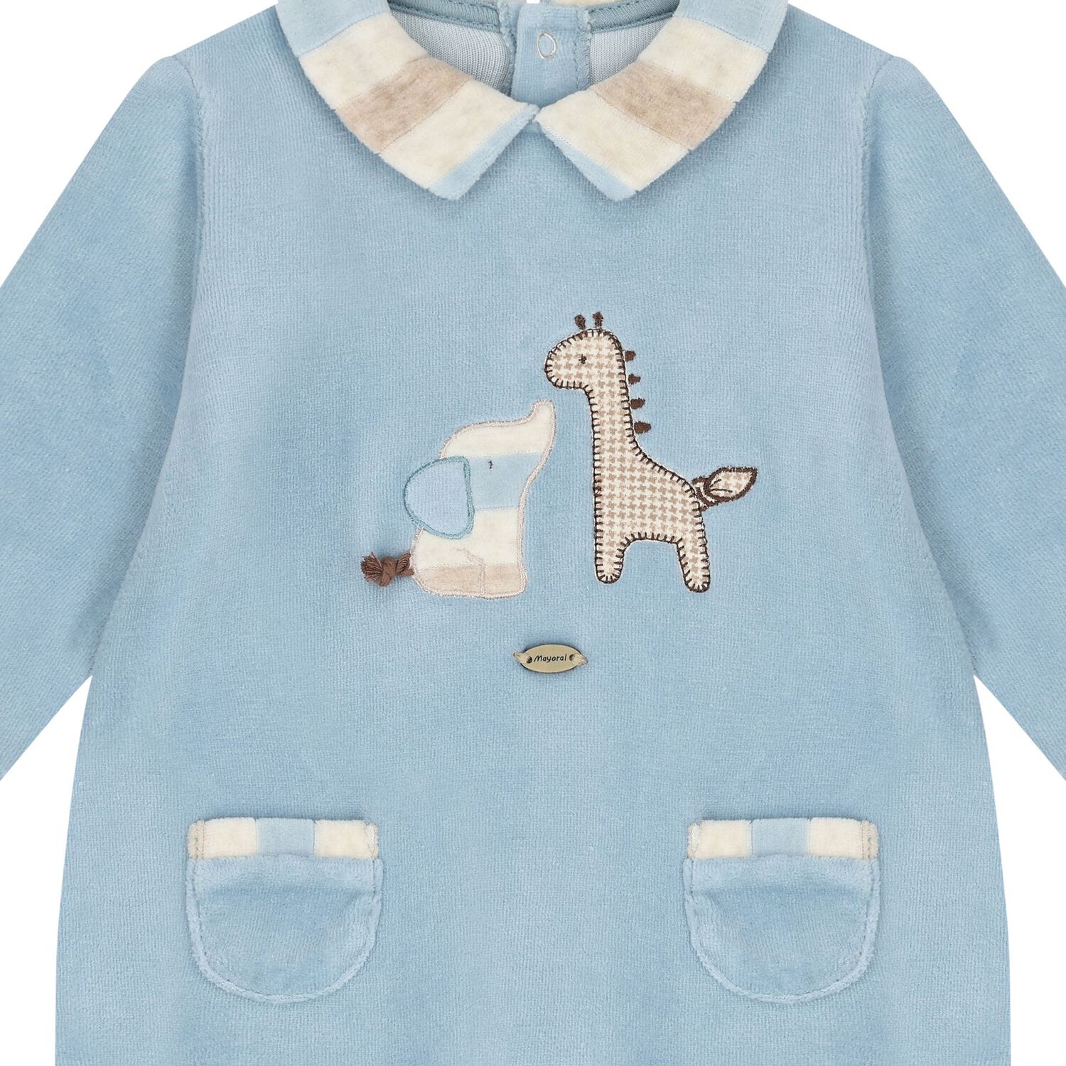 أفرول أولاد بالشعار باللون   الأزرق , 1, hi-res