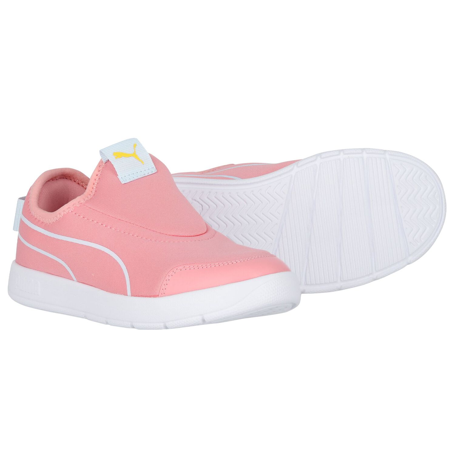 Girls Pink Courtflex v3 Slip On Trainers, 1, hi-res image number null