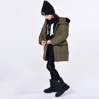 Girls Black Logo Leggings, 1, hi-res