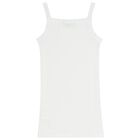 طقم فستان بنات باللون الذهبي والأبيض, 1, hi-res