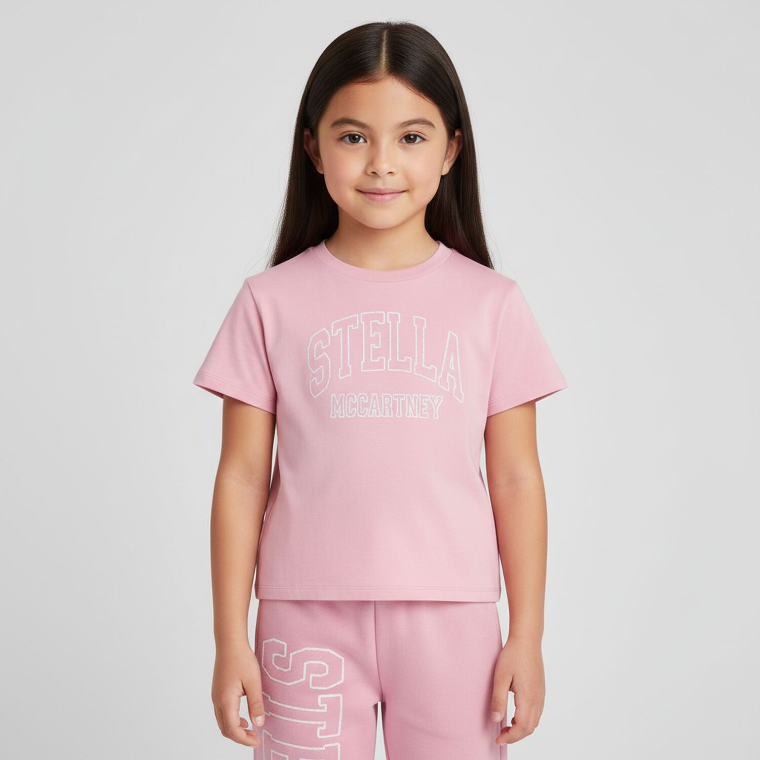 Girls Pink Logo T-Shirt, 1, hi-res