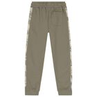 طقم بدله رياضيه للاولاد باللون الاخضر والرمادى ( 3 قطع ) , 2, hi-res